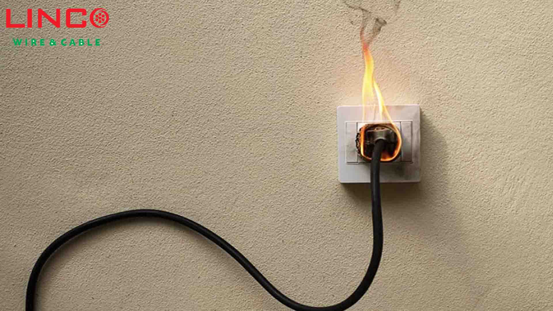 داغ شدن سیم و کابل در ساختمان